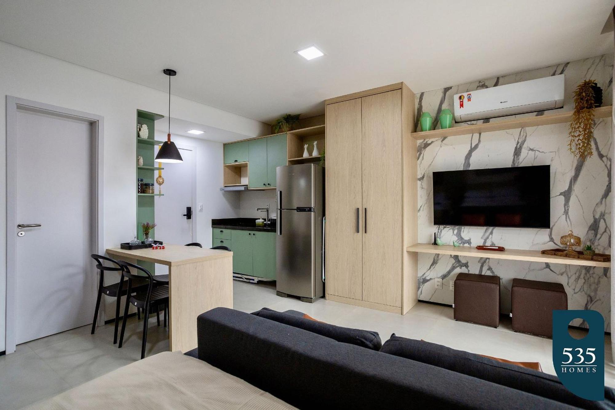 Estudio Exclusivo: Conforto E Estilo Em Apartamento *